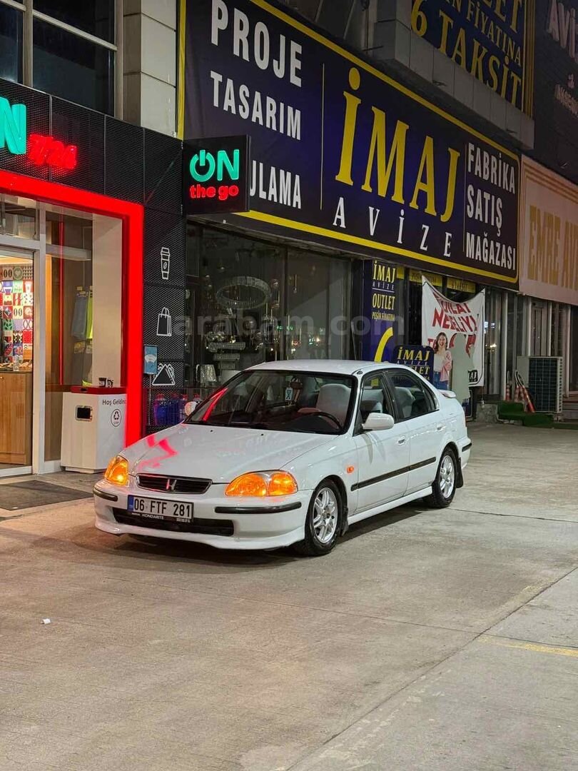 Sahibinden Honda Civic 1.6 i ES 1998 Model Ankara 342.000 km Beyaz 1