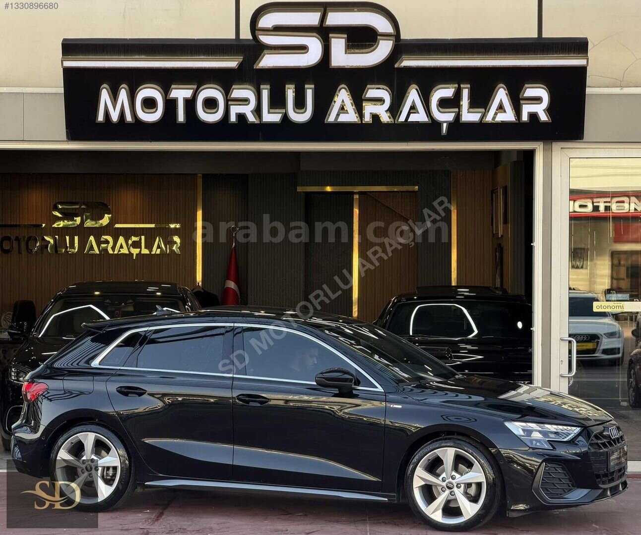 Galeriden Audi A3 Sportback 35 TFSI S-Line 2025 Model Ankara 34.000 km Siyah 2