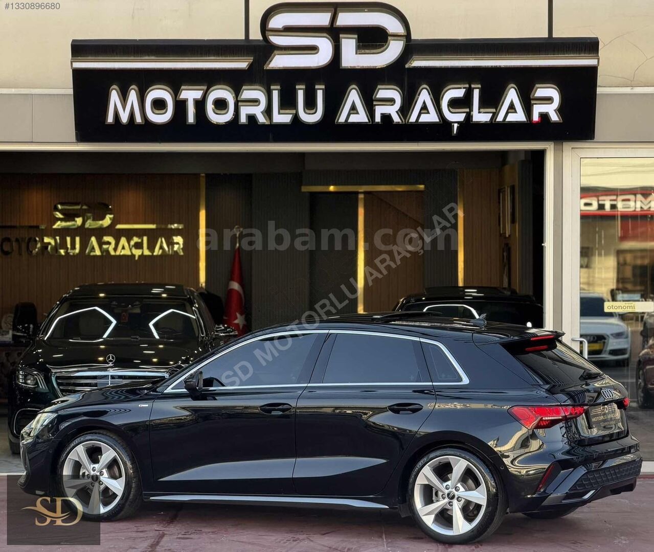 Galeriden Audi A3 Sportback 35 TFSI S-Line 2025 Model Ankara 34.000 km Siyah 4