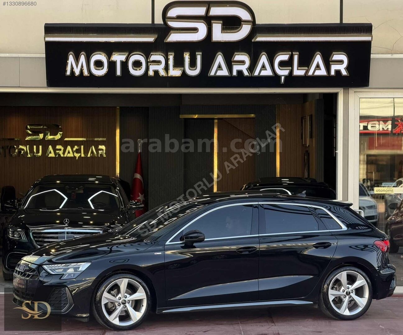 Galeriden Audi A3 Sportback 35 TFSI S-Line 2025 Model Ankara 34.000 km Siyah 1