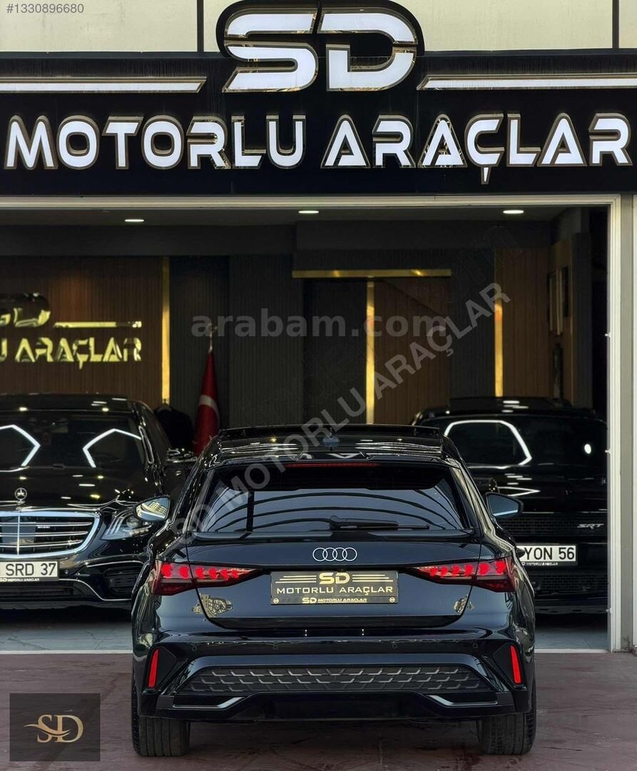 Galeriden Audi A3 Sportback 35 TFSI S-Line 2025 Model Ankara 34.000 km Siyah 6