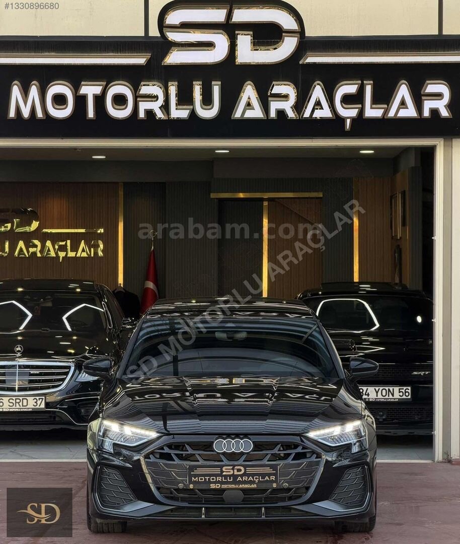 Galeriden Audi A3 Sportback 35 TFSI S-Line 2025 Model Ankara 34.000 km Siyah 3