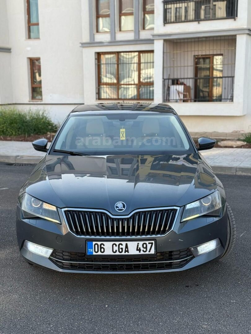 Sahibinden Skoda SuperB 1.6 TDI Style 2017 Model Gaziantep 308.000 km Gri 2