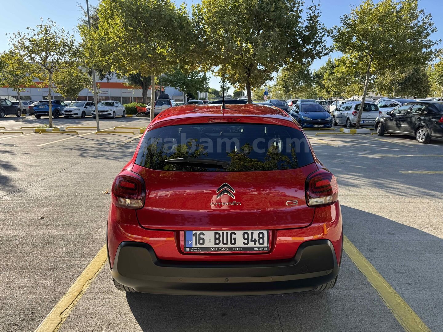 Sahibinden Citroen C3 1.2 PureTech Feel Bold 2024 Model Bursa 37.450 km Kırmızı 7