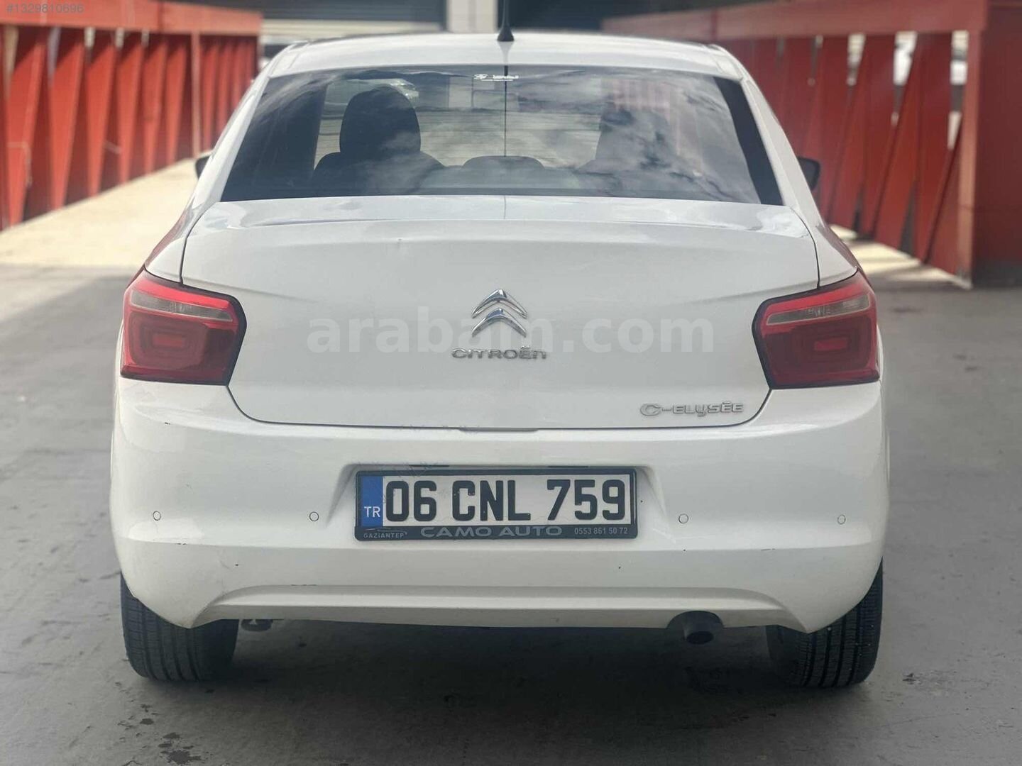 Galeriden Citroen C-Elysée 1.5 BlueHDI Feel 2019 Model Gaziantep 120.000 km Beyaz 7