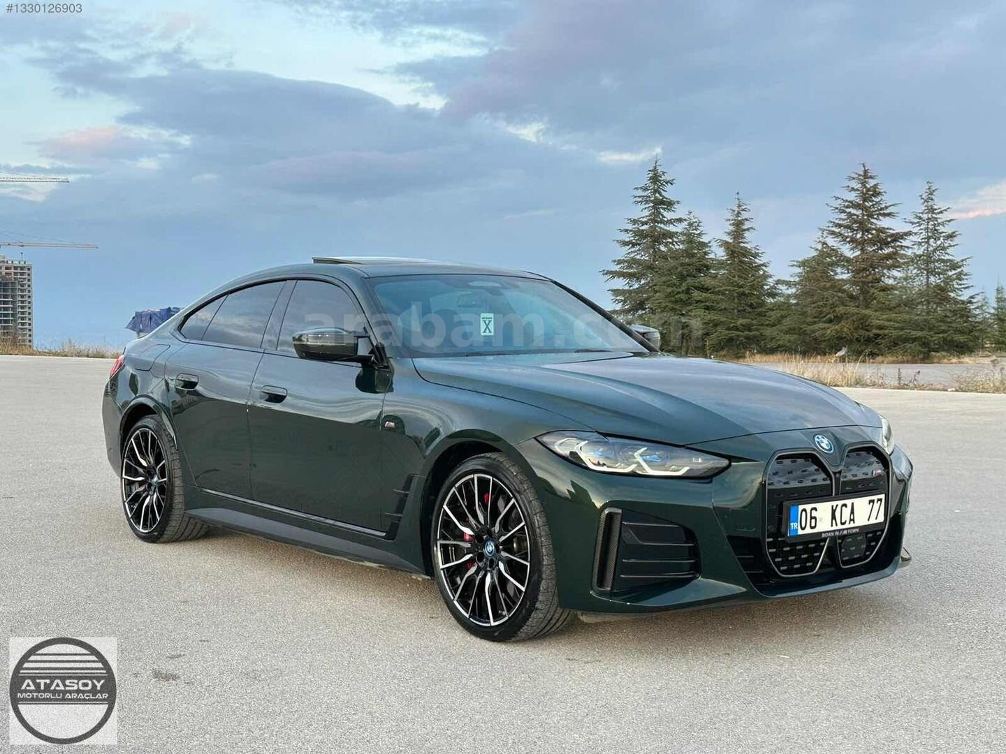 Galeriden BMW i Serisi i4 M50 2023 Model Ankara 34.000 km Yeşil 3