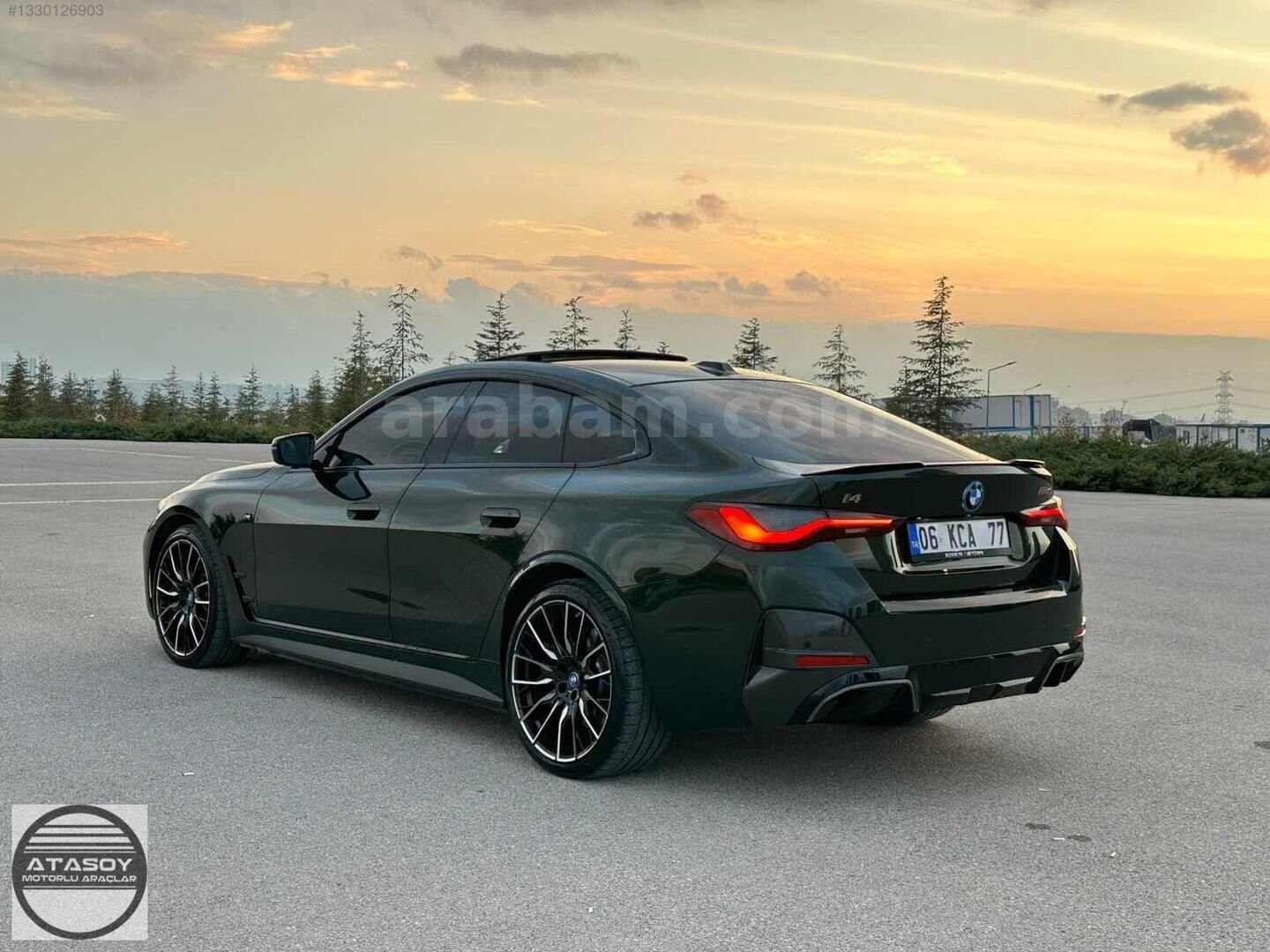 Galeriden BMW i Serisi i4 M50 2023 Model Ankara 34.000 km Yeşil 5