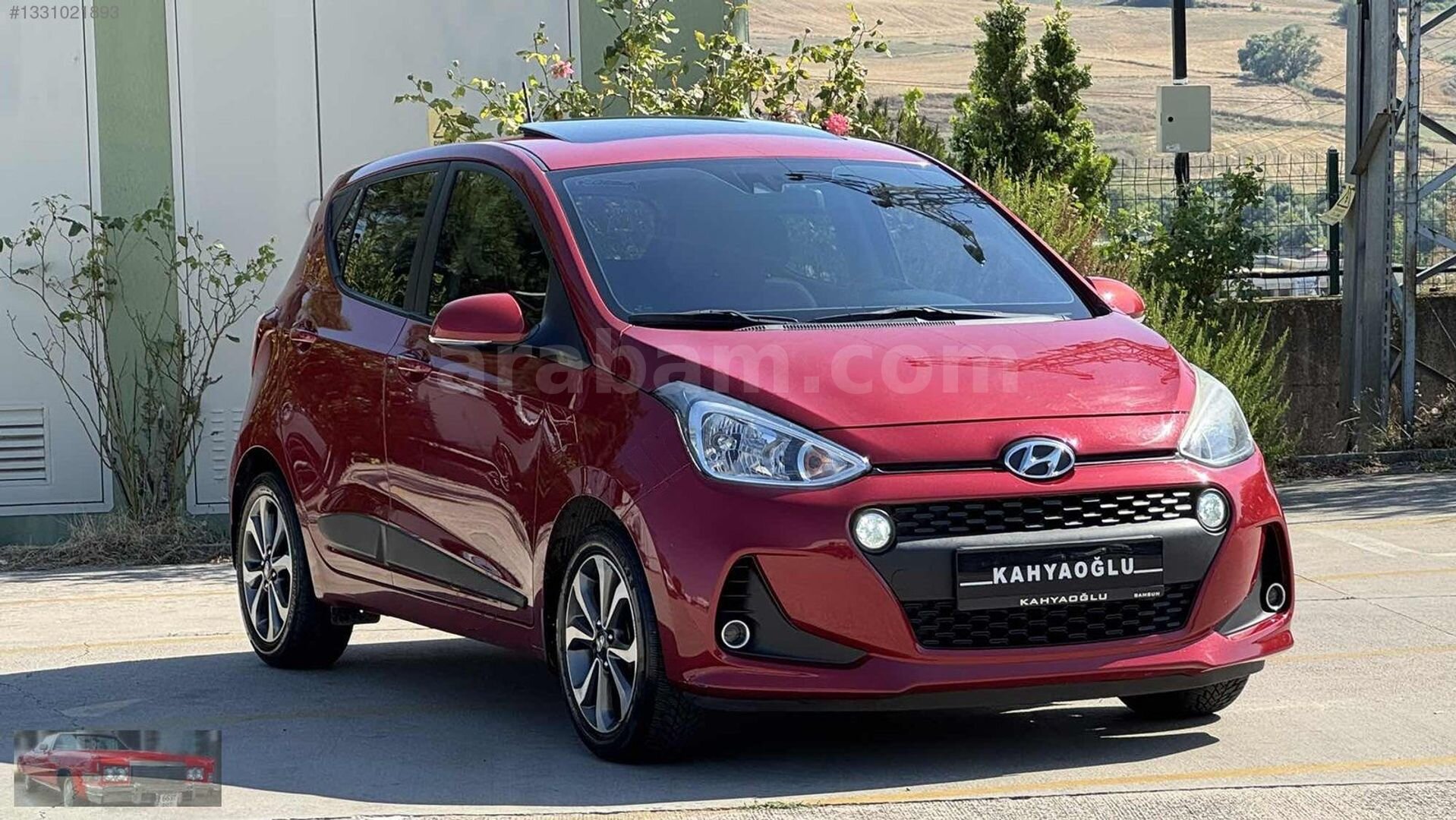 Galeriden Hyundai i10 1.2 D-CVVT Elite 2017 Model Samsun 125.000 km Bordo 4
