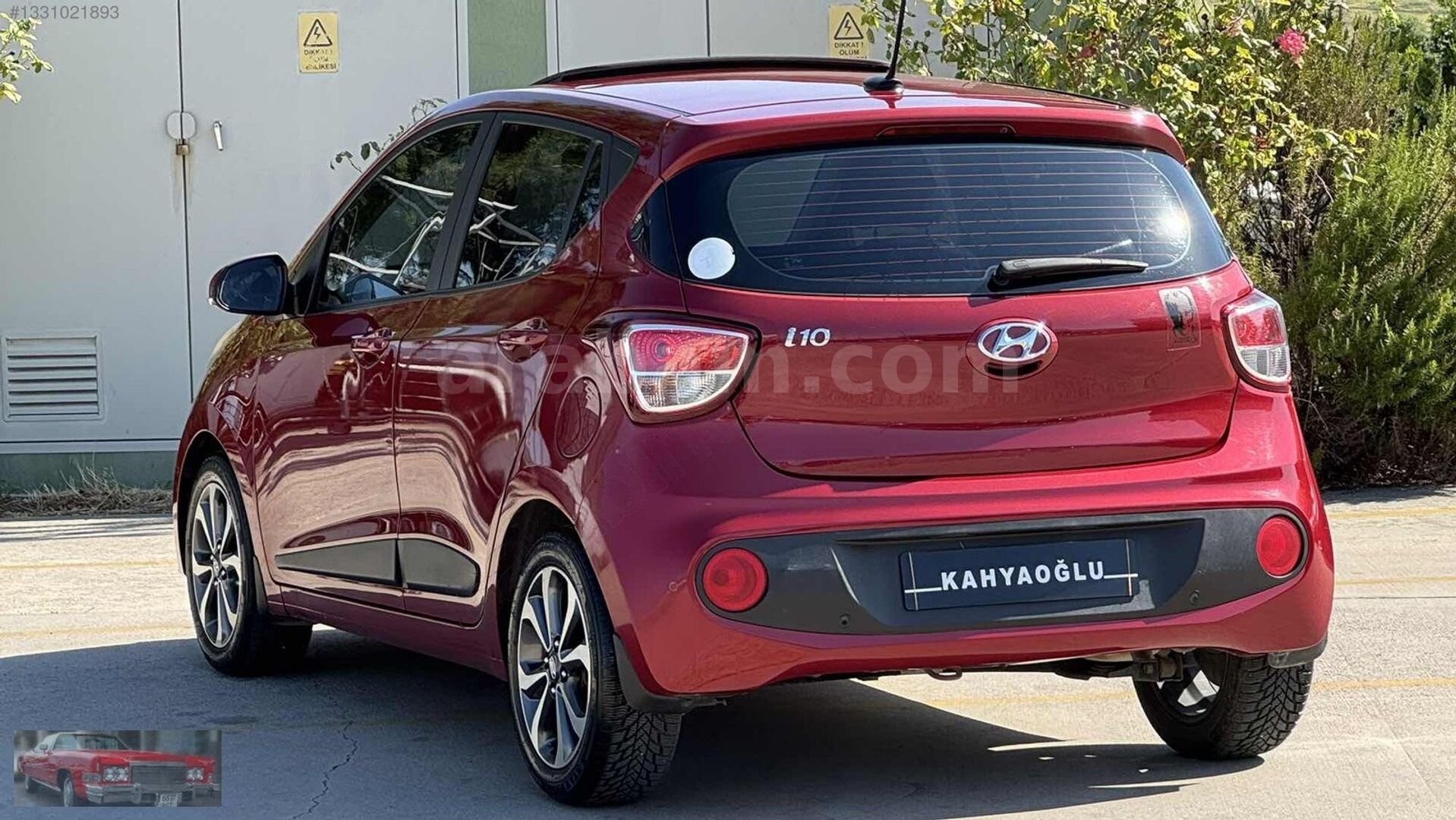 Galeriden Hyundai i10 1.2 D-CVVT Elite 2017 Model Samsun 125.000 km Bordo 5