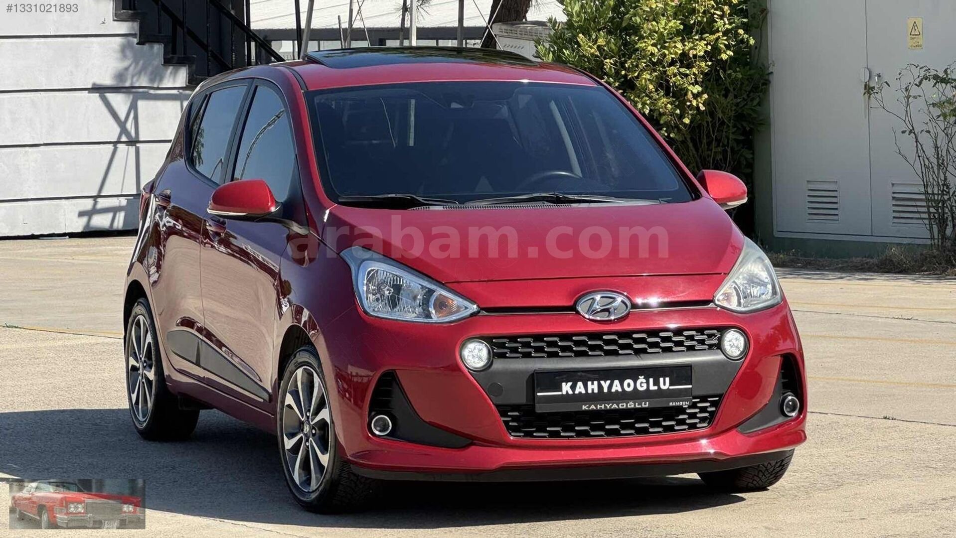 Galeriden Hyundai i10 1.2 D-CVVT Elite 2017 Model Samsun 125.000 km Bordo 1