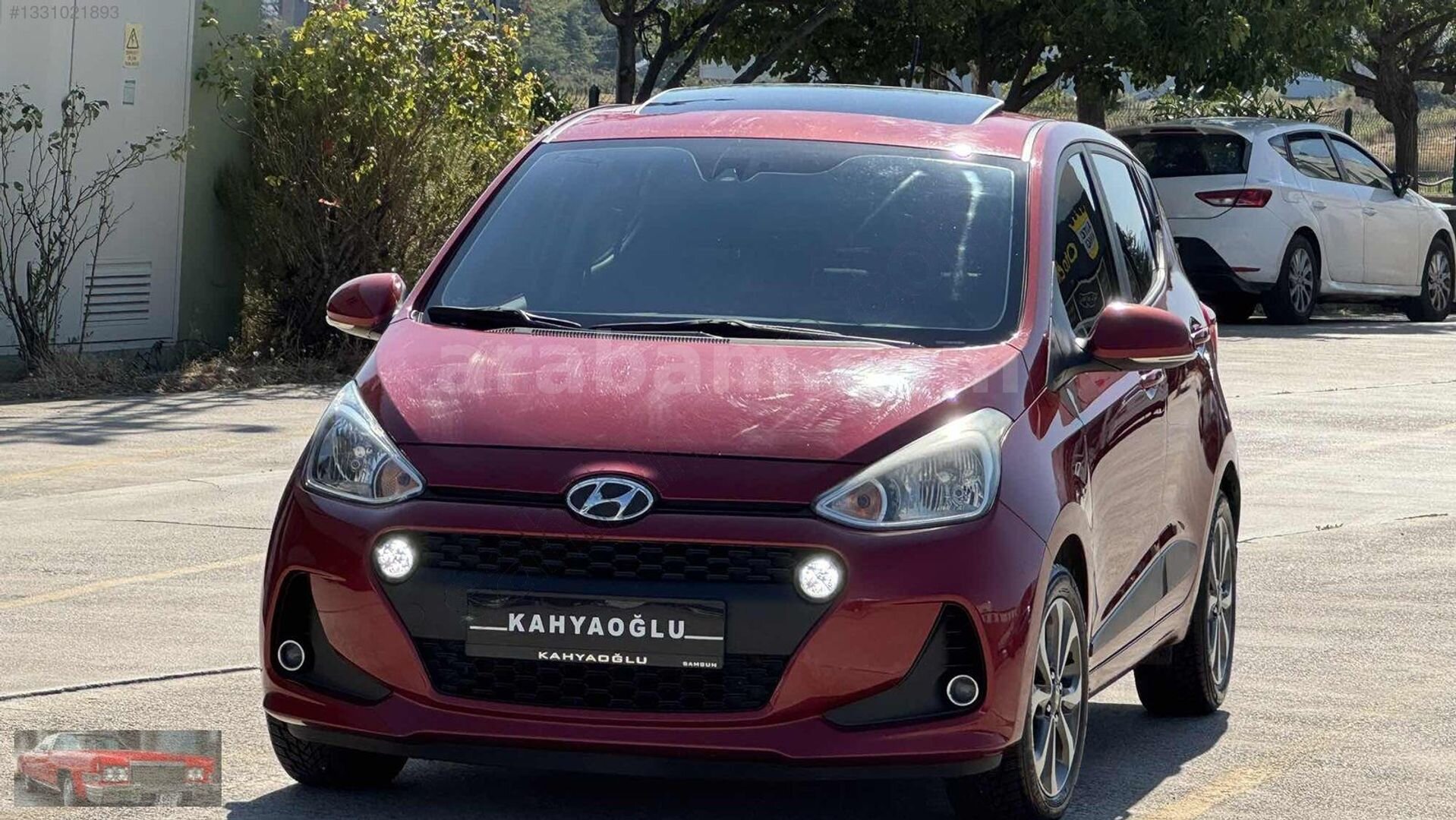 Galeriden Hyundai i10 1.2 D-CVVT Elite 2017 Model Samsun 125.000 km Bordo 3