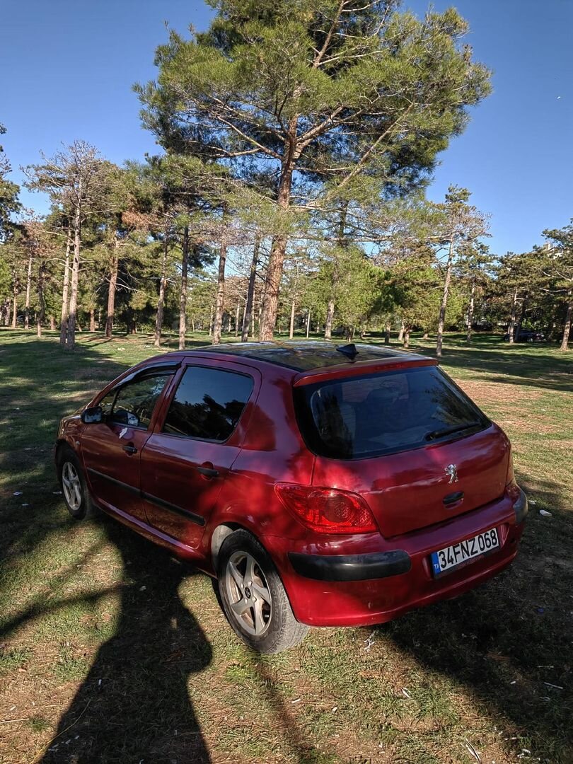 Sahibinden Peugeot 307 1.4 HDi XR 2005 Model İstanbul 216.000 km Kırmızı 6
