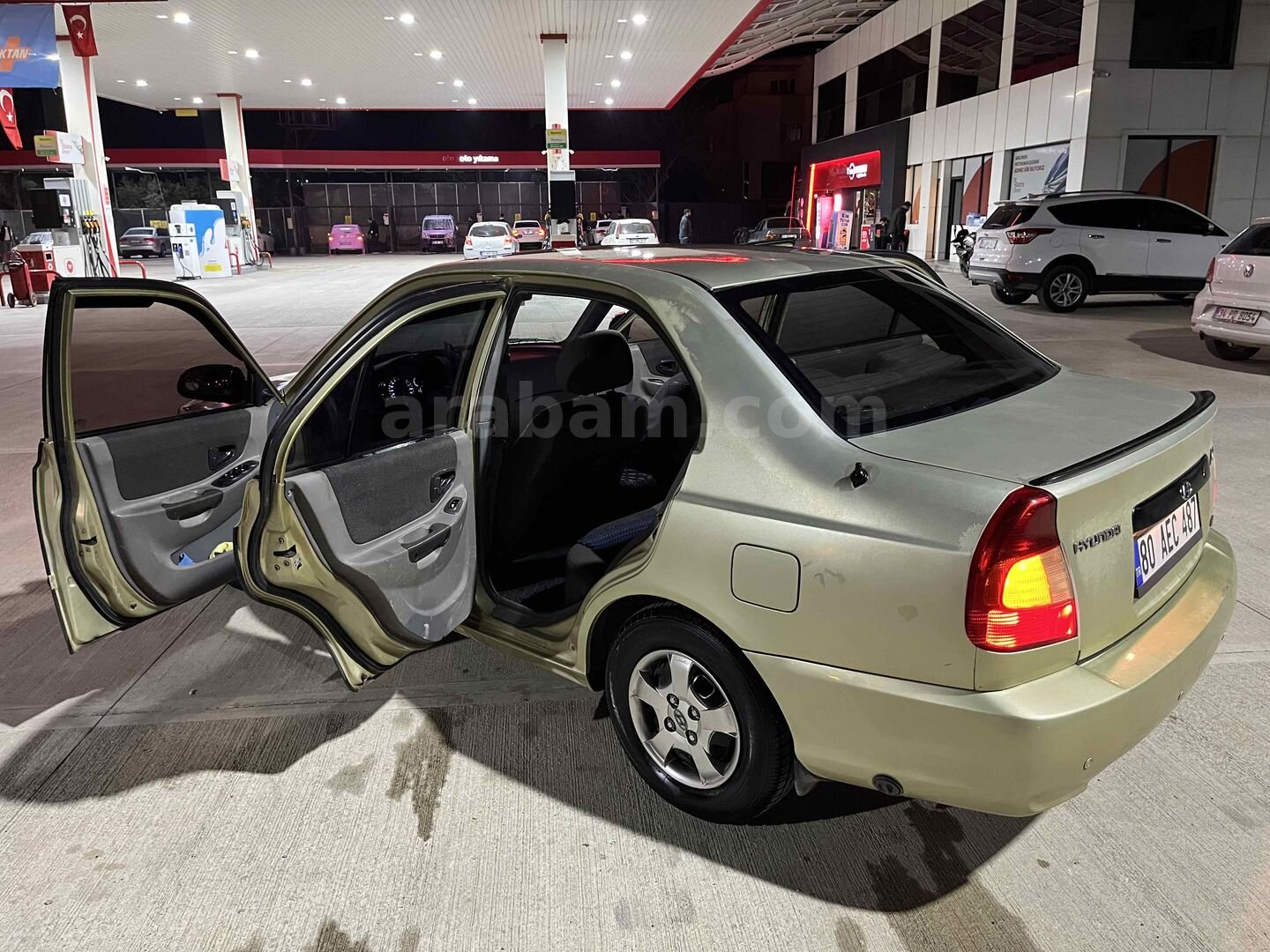Sahibinden Hyundai Accent 1.3 LX 2002 Model Osmaniye 326.000 km Sarı 3