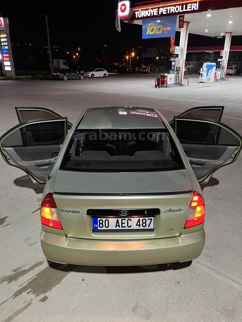 Sahibinden Hyundai Accent 1.3 LX 2002 Model Osmaniye 326.000 km Sarı 2