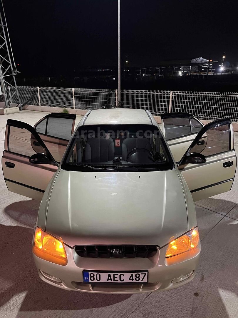 Sahibinden Hyundai Accent 1.3 LX 2002 Model Osmaniye 326.000 km Sarı 1