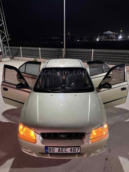 Sahibinden Hyundai Accent 1.3 LX 2002 Model Osmaniye 326.000 km Sarı