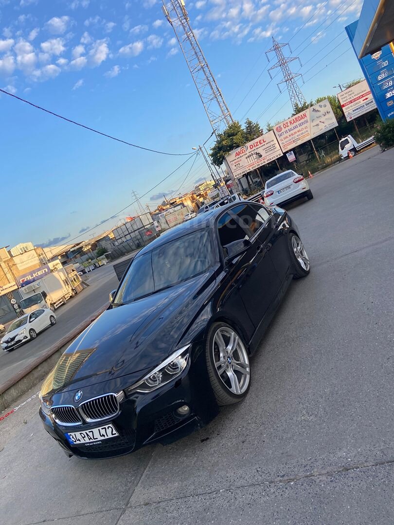 Sahibinden BMW 3 Serisi 320i ED M Plus 2014 Model İstanbul 240.000 km Siyah 2