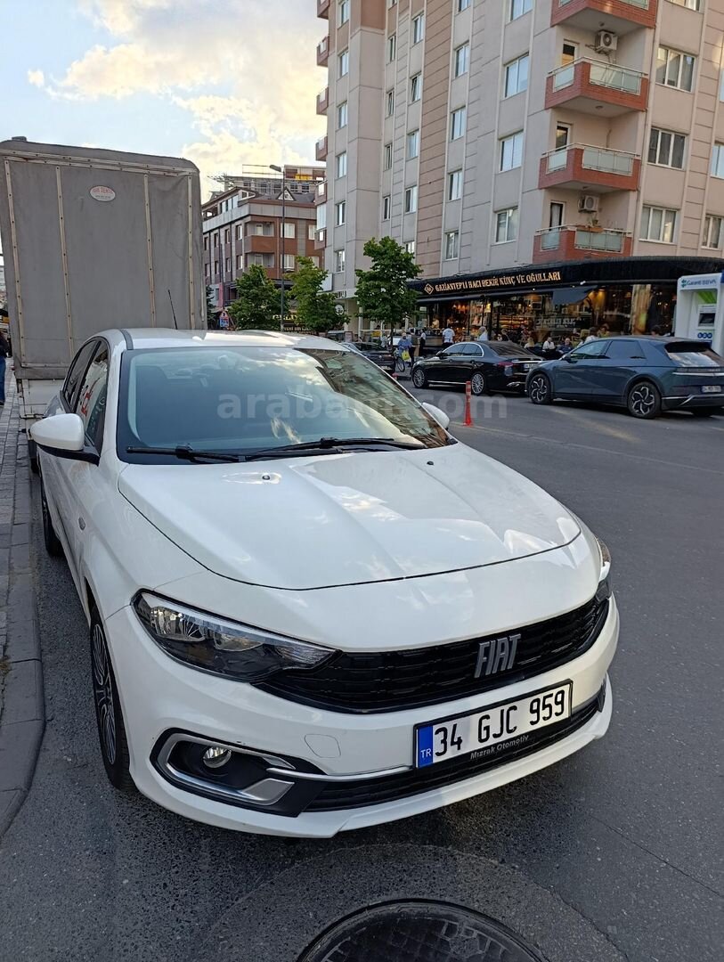 Sahibinden Fiat Egea 1.4 Fire Easy Plus 2023 Model İstanbul 99.389 km Beyaz 1