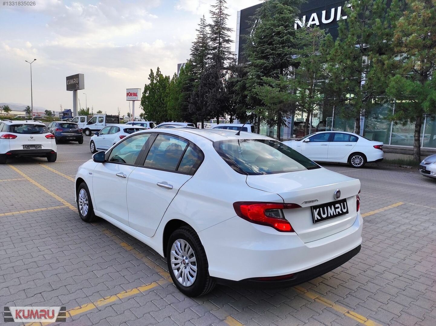 Galeriden Fiat Egea 1.3 Multijet Easy 2022 Model Kayseri 93.000 km Beyaz 4