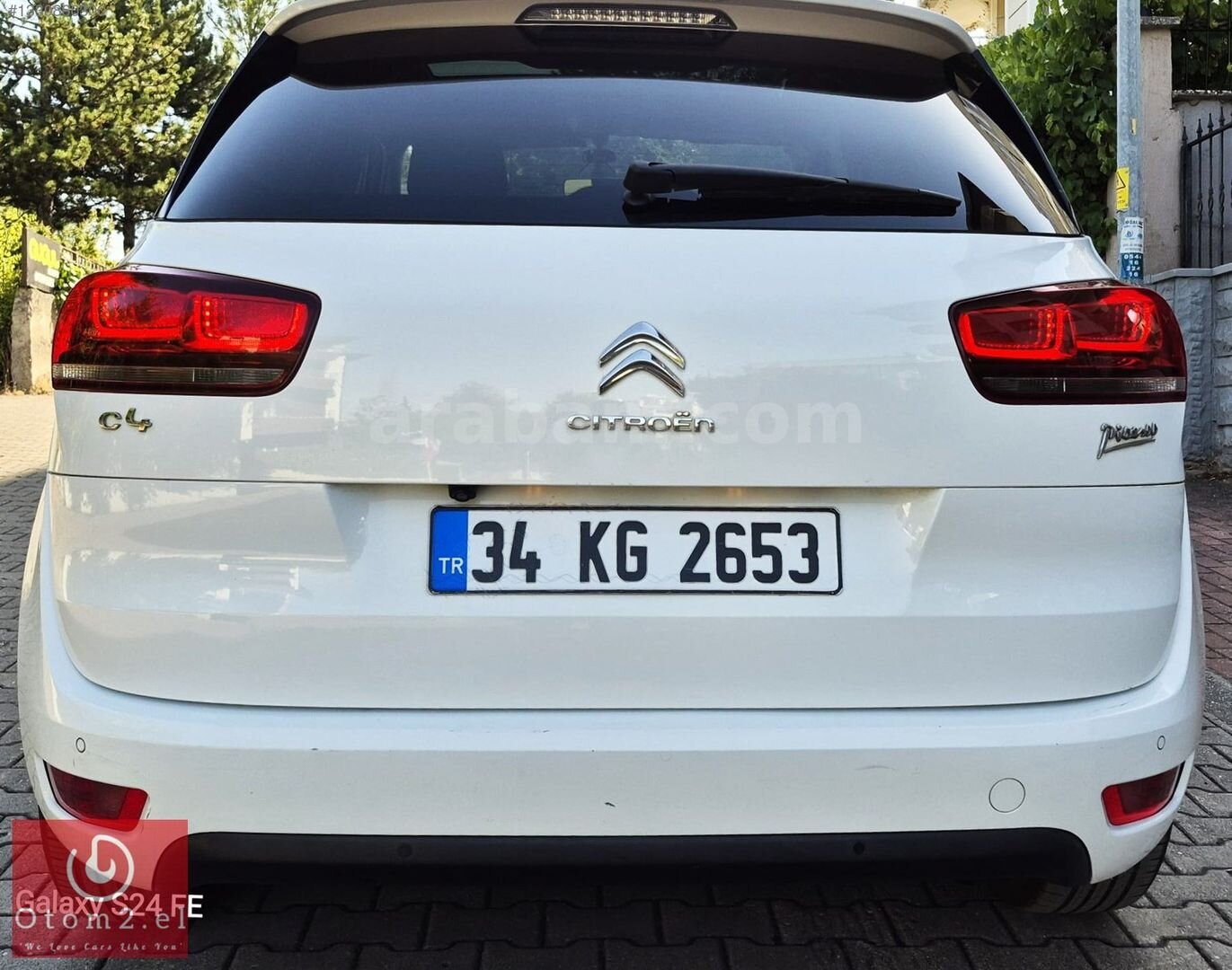 Galeriden Citroen C4 Picasso 1.6 e-HDi Intensive 2013 Model Bursa 106.000 km Beyaz 3