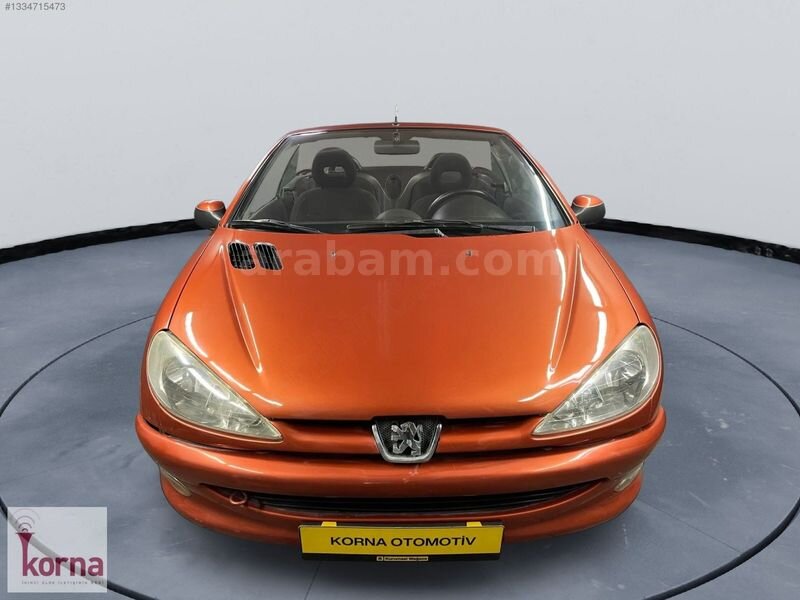 Galeriden Peugeot 206 1.6 CC 2002 Model İzmir 252.200 km Turuncu