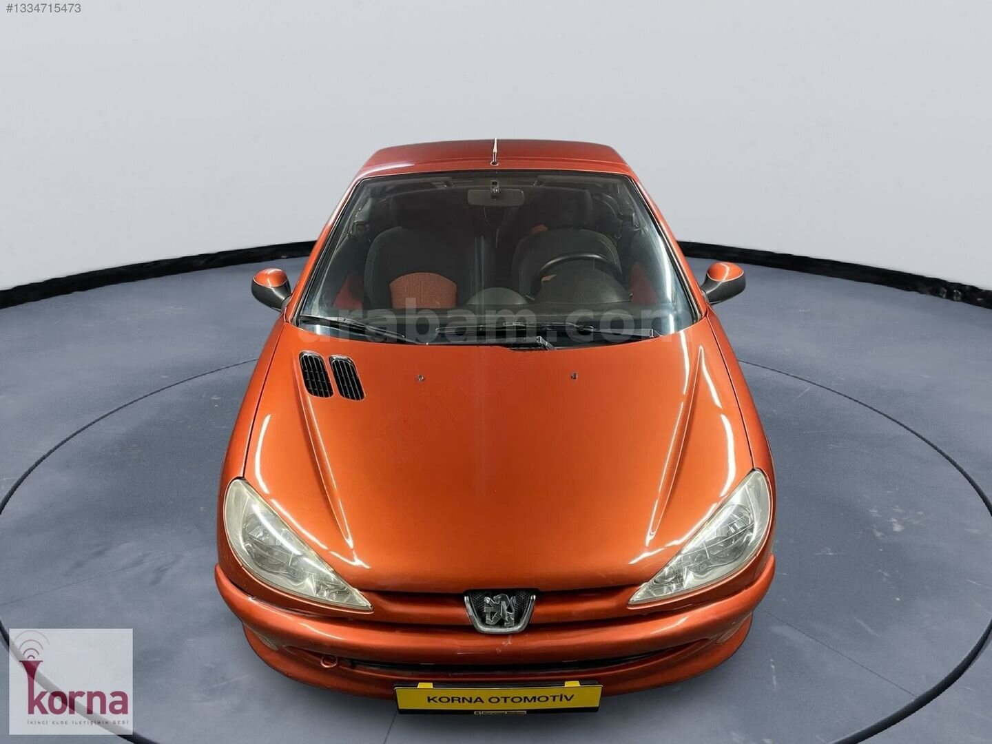 Galeriden Peugeot 206 1.6 CC 2002 Model İzmir 252.200 km Turuncu 4