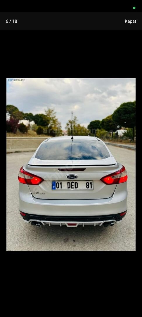 Sahibinden Ford Focus 1.6 TDCi Trend X 2013 Model Erzurum 220.000 km Gri 5