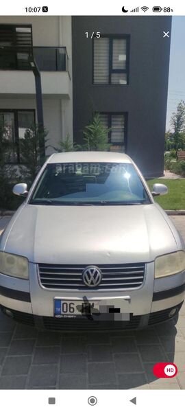 Sahibinden Volkswagen Passat 1.6 Trendline 2004 Model Ankara 231.000 km Gri (Gümüş)