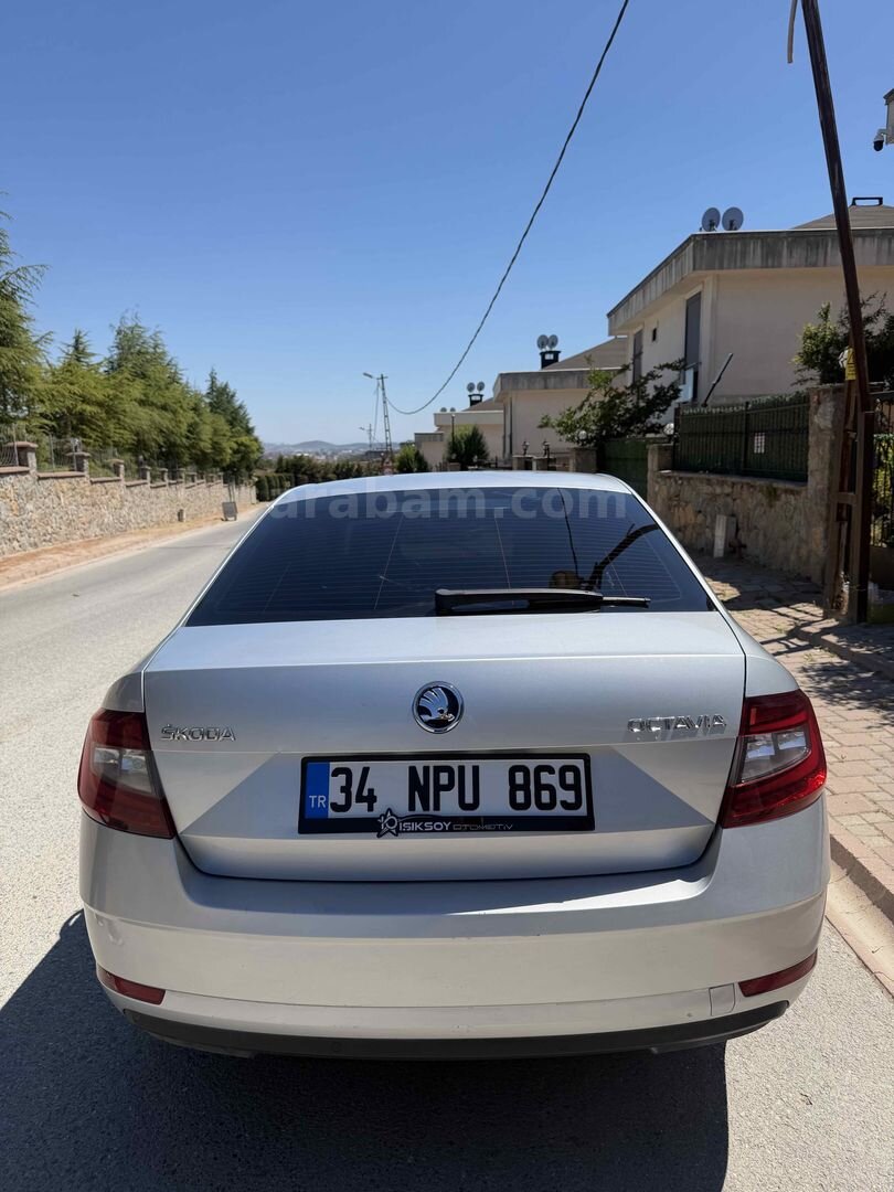 Sahibinden Skoda Octavia 1.6 TDI Style 2018 Model İstanbul 175.000 km Gri 4
