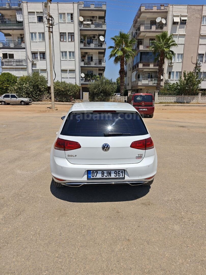 Sahibinden Volkswagen Golf 1.6 TDi BlueMotion Midline Plus 2014 Model Antalya 284.000 km Beyaz 6