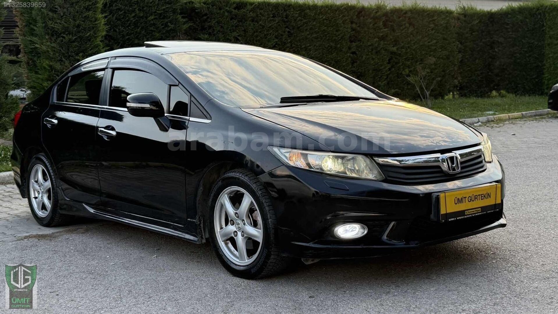 Galeriden Honda Civic 1.6i VTEC Eco Elegance 2012 Model Balıkesir 207.000 km Siyah 2