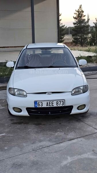 Sahibinden Hyundai Accent 1.3 LS 1998 Model Mardin 330.000 km Beyaz