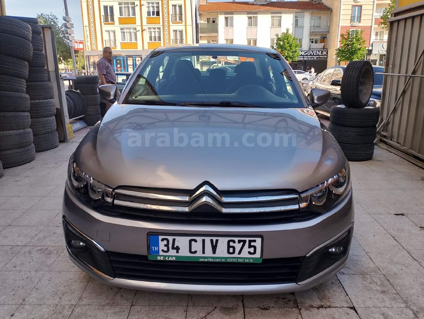 Sahibinden Citroen C-Elysée 1.5 BlueHDI Feel 2021 Model Çorum 200.000 km Gri (titanyum) 4