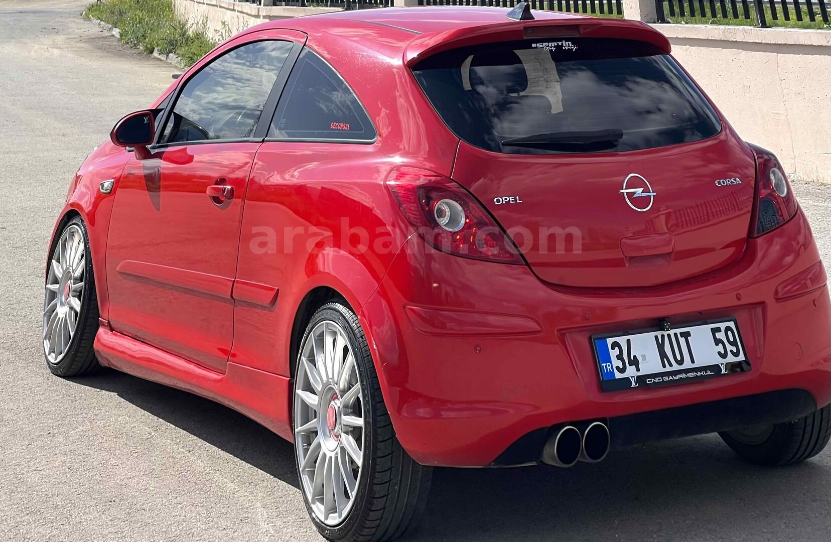 Sahibinden Opel Corsa 1.4 Twinport Sport 2007 Model Kütahya 231.000 km Kırmızı 2