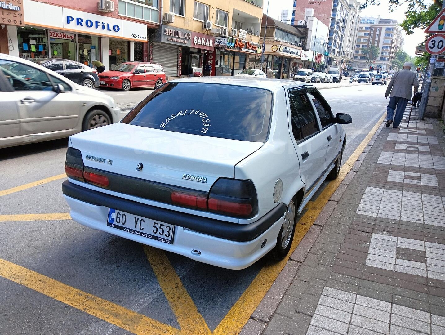 Sahibinden Renault R 19 1.6 Europa RT 1995 Model Bursa 318.000 km Beyaz 4