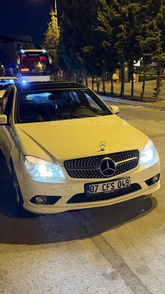 Sahibinden Mercedes - Benz C 180 Kompressor GP 2010 Model Antalya 224.500 km Beyaz