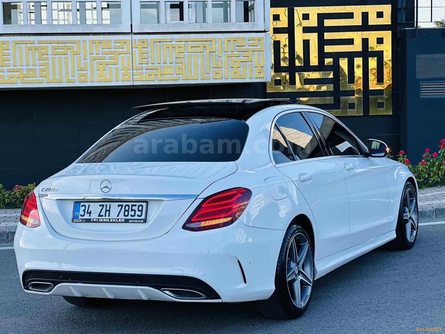Galeriden Mercedes - Benz C 200 d BlueTEC AMG 2017 Model Kocaeli 170.000 km Beyaz 6