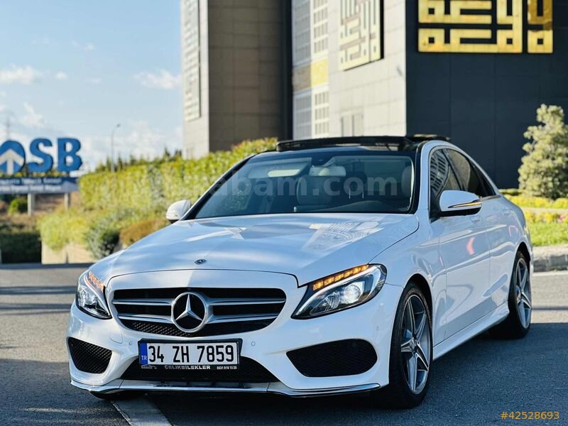 Galeriden Mercedes - Benz C 200 d BlueTEC AMG 2017 Model Kocaeli 170.000 km Beyaz