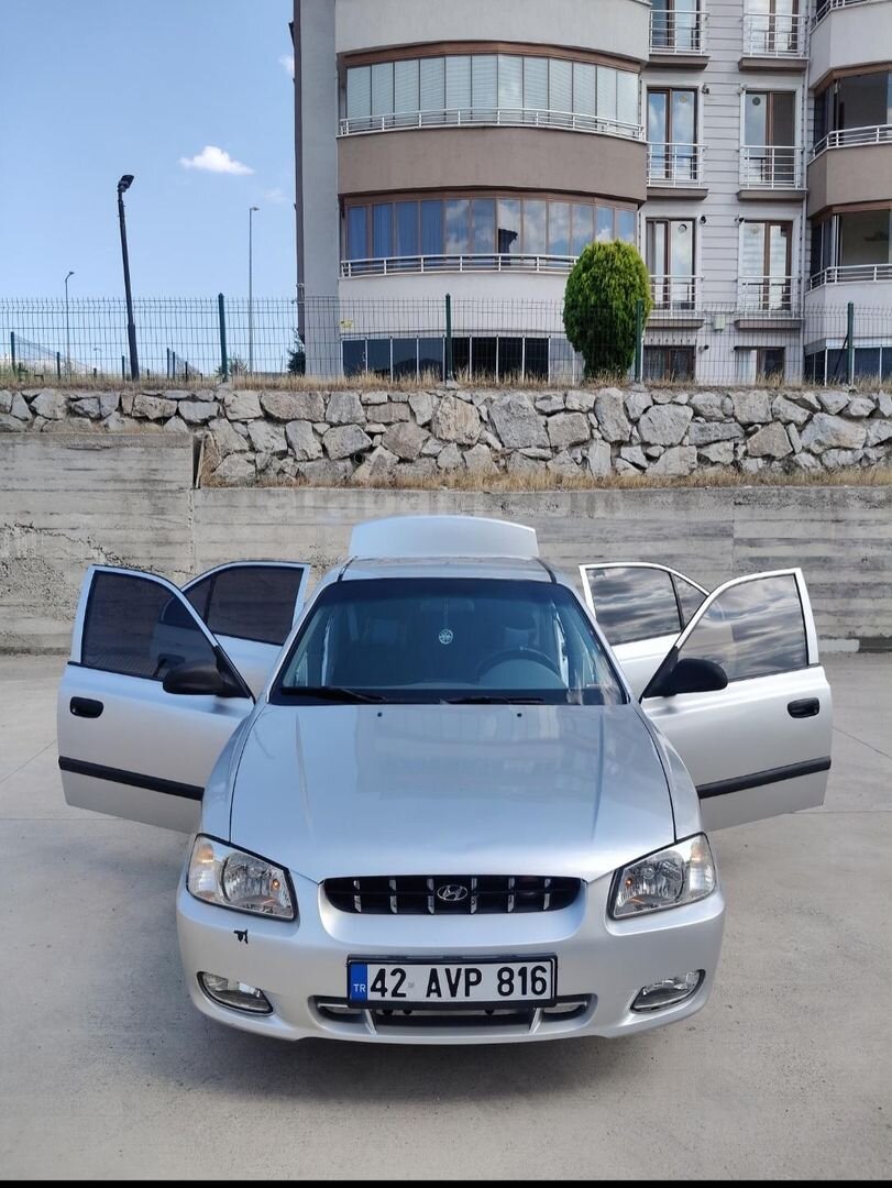 Sahibinden Hyundai Accent 1.3 LX 2002 Model Karabük 282.400 km Gri 1
