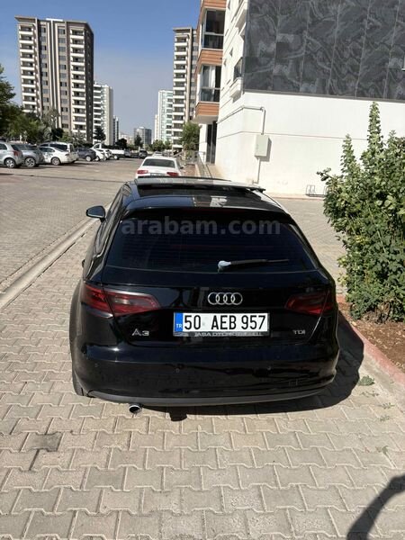 Sahibinden Audi A3 Sportback 1.6 TDI Ambiente 2015 Model Diyarbakır 290.000 km Siyah
