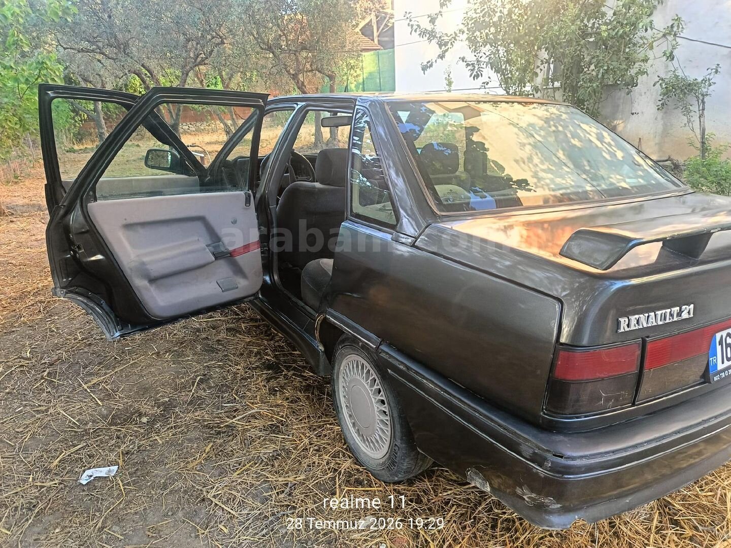 Sahibinden Renault R 21 1.7 GTS Manager 1992 Model Bursa 350.000 km Füme 3