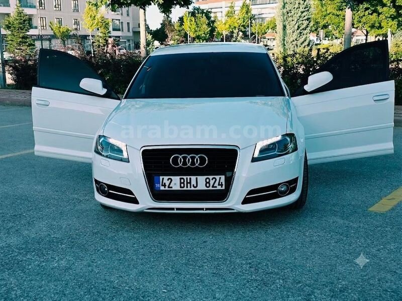 Sahibinden Audi A3 Sportback 1.6 TDI Attraction 2012 Model Konya 221.500 km Beyaz