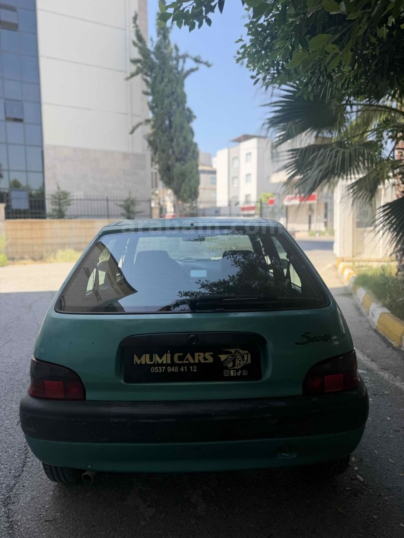 Galeriden Citroen Saxo 1.4 SX 1998 Model Mersin 265.000 km Yeşil 5