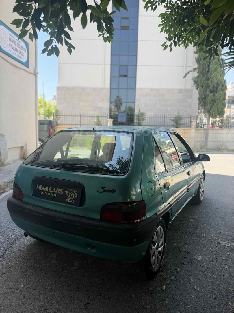Galeriden Citroen Saxo 1.4 SX 1998 Model Mersin 265.000 km Yeşil 6
