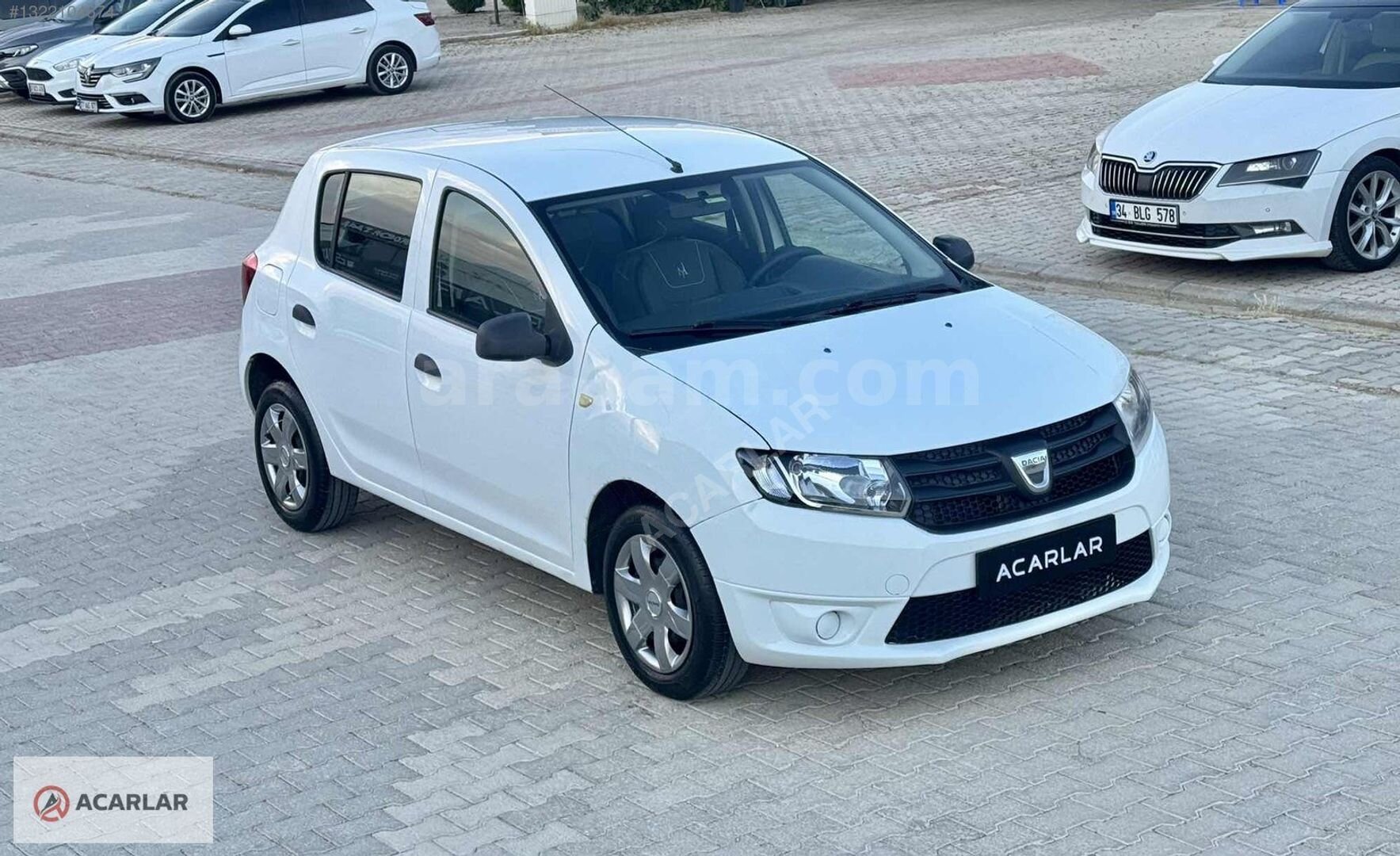 2013 DACİA SANDERO 1.2 AMBİANCE 75 HP GENİŞ EKRAN 229.000 KM'de 5