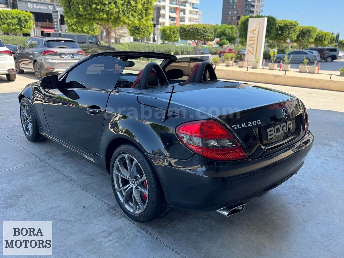 Galeriden Mercedes - Benz SLK 200 Kompressor 2010 Model Mersin 140.000 km Siyah 6