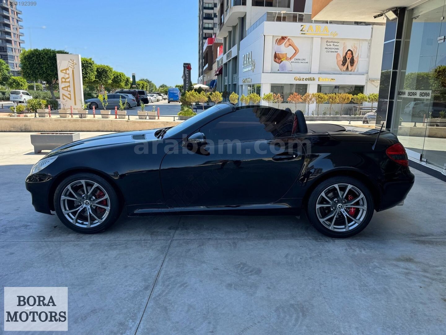 Galeriden Mercedes - Benz SLK 200 Kompressor 2010 Model Mersin 140.000 km Siyah 7
