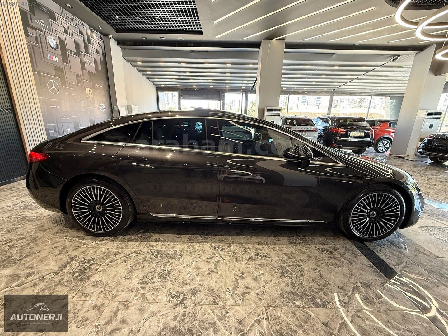 Galeriden Mercedes - Benz EQS 450+ 2024 Model Gaziantep 20.000 km Füme 7