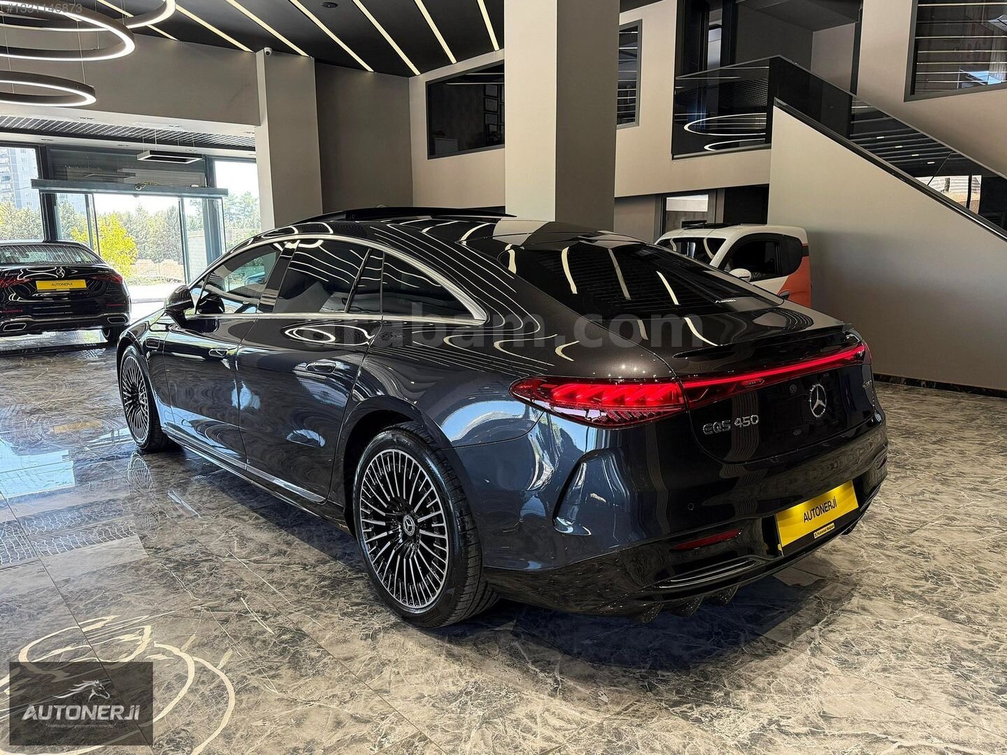Galeriden Mercedes - Benz EQS 450+ 2024 Model Gaziantep 20.000 km Füme 4