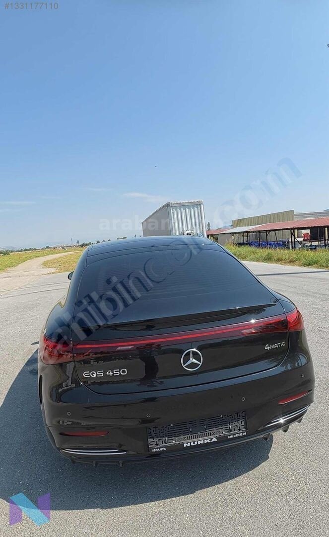 Galeriden Mercedes - Benz EQS 450+ 2024 Model Isparta 28.250 km Siyah 3